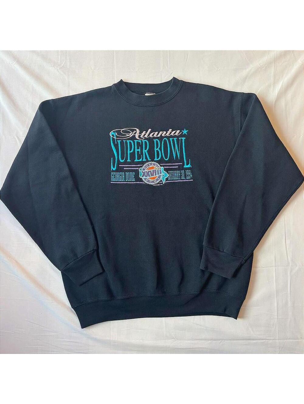 VTG '94 Super Bowl XXVIII Atlanta Georgia Dome Competitor Sweatshirt XL